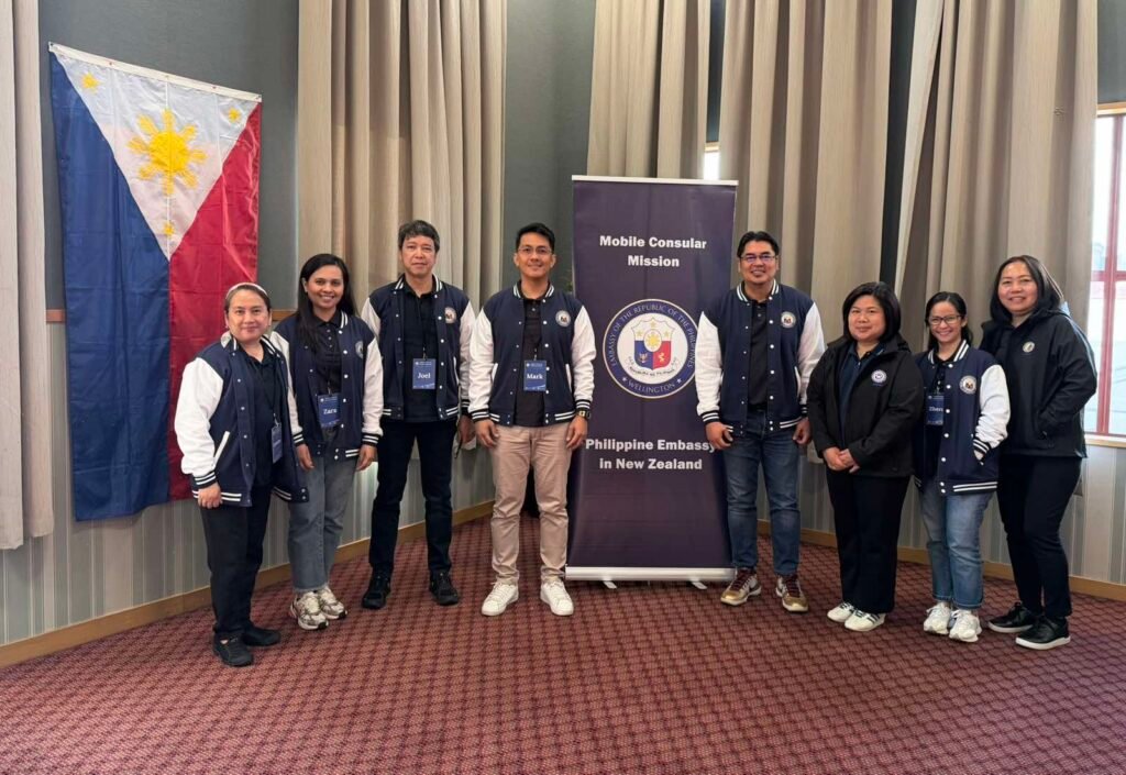 Philippine Embassy Mobile Consular Mission team in Wellington